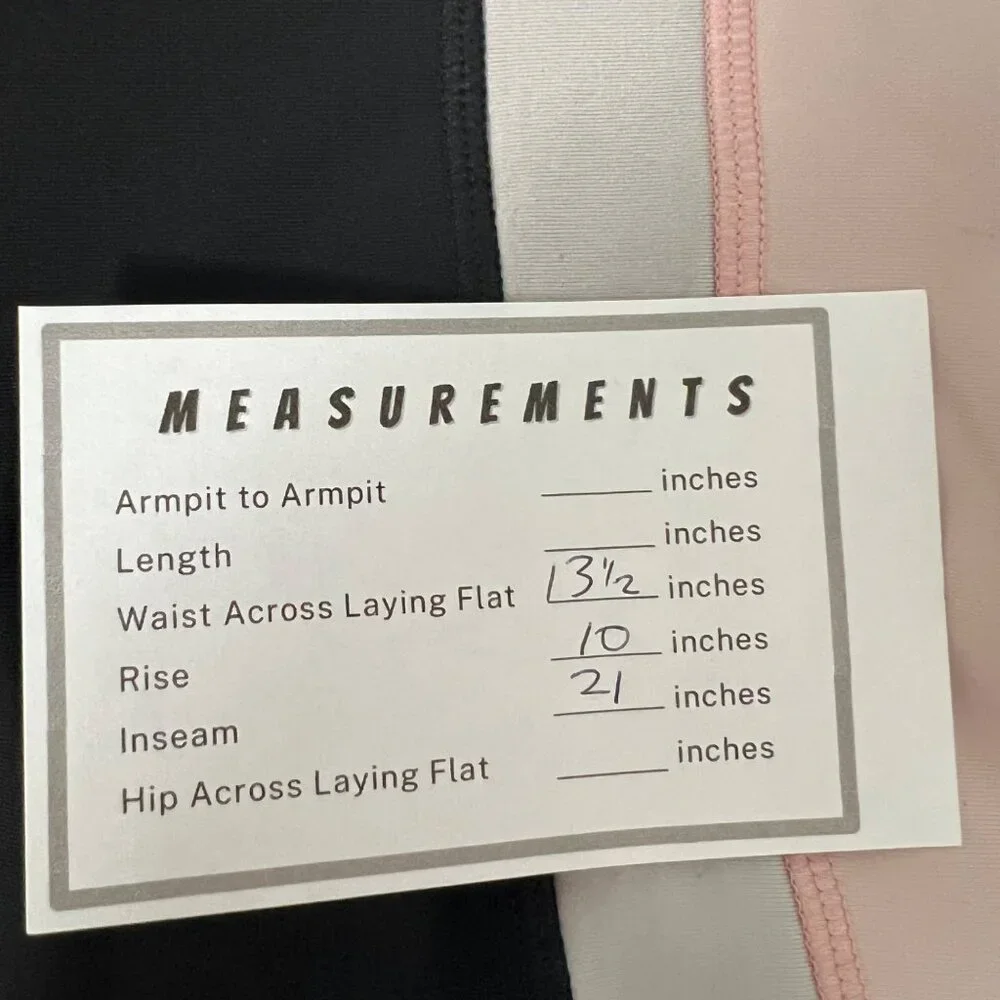 Lululemon Run Inspire Crop II Leggings Black Peach Coral Pink size 6